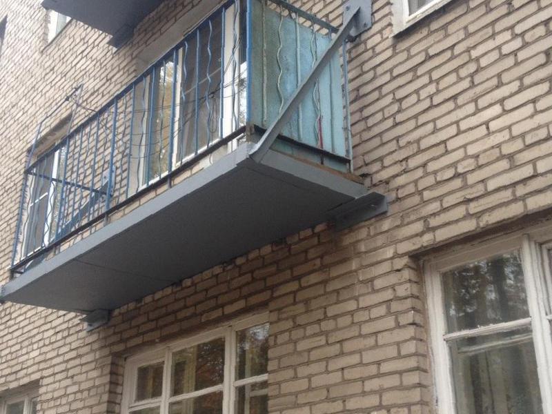 Замена балконной плиты Замена балконной плиты