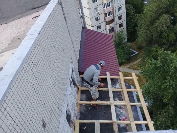 Монтаж, ремонт, утепление крыши балкона в Курске и области - Эверест46