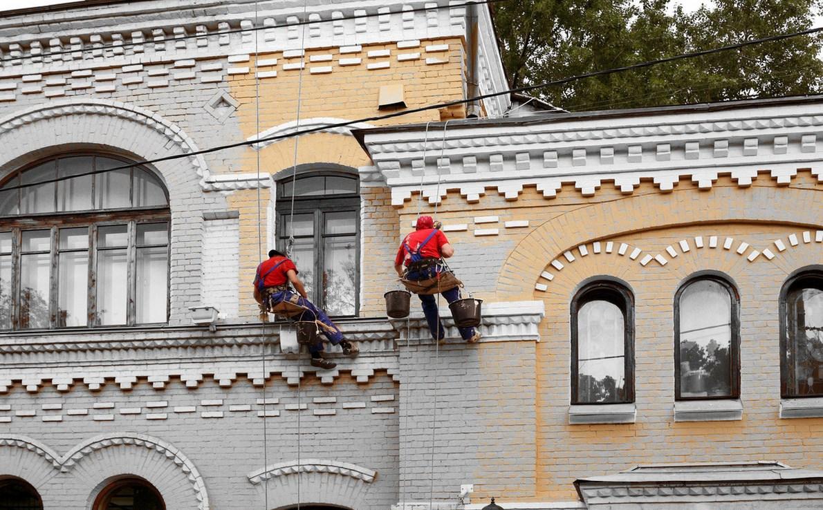 Реставрация фасада в Курске - Эверест 46 Реставрация фасада в Курске - Эверест 46